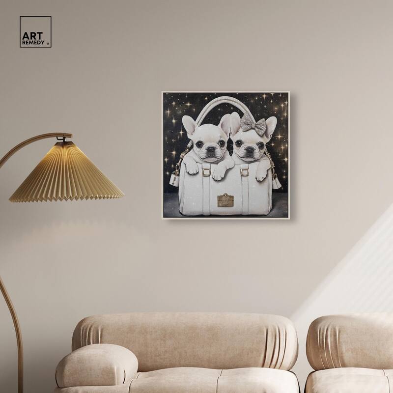 Constellation Frenchie Purse Canvas by Art Remedy
