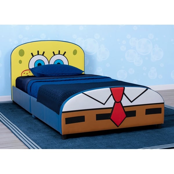 Spongebob Squarepants Upholstered Twin Bed By Delta Children Overstock 32604828