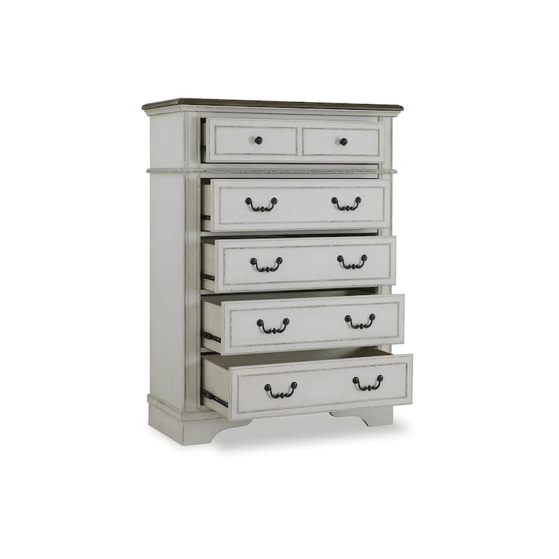 Signature Design by Ashley Blendon White/Brown Chest of Drawers