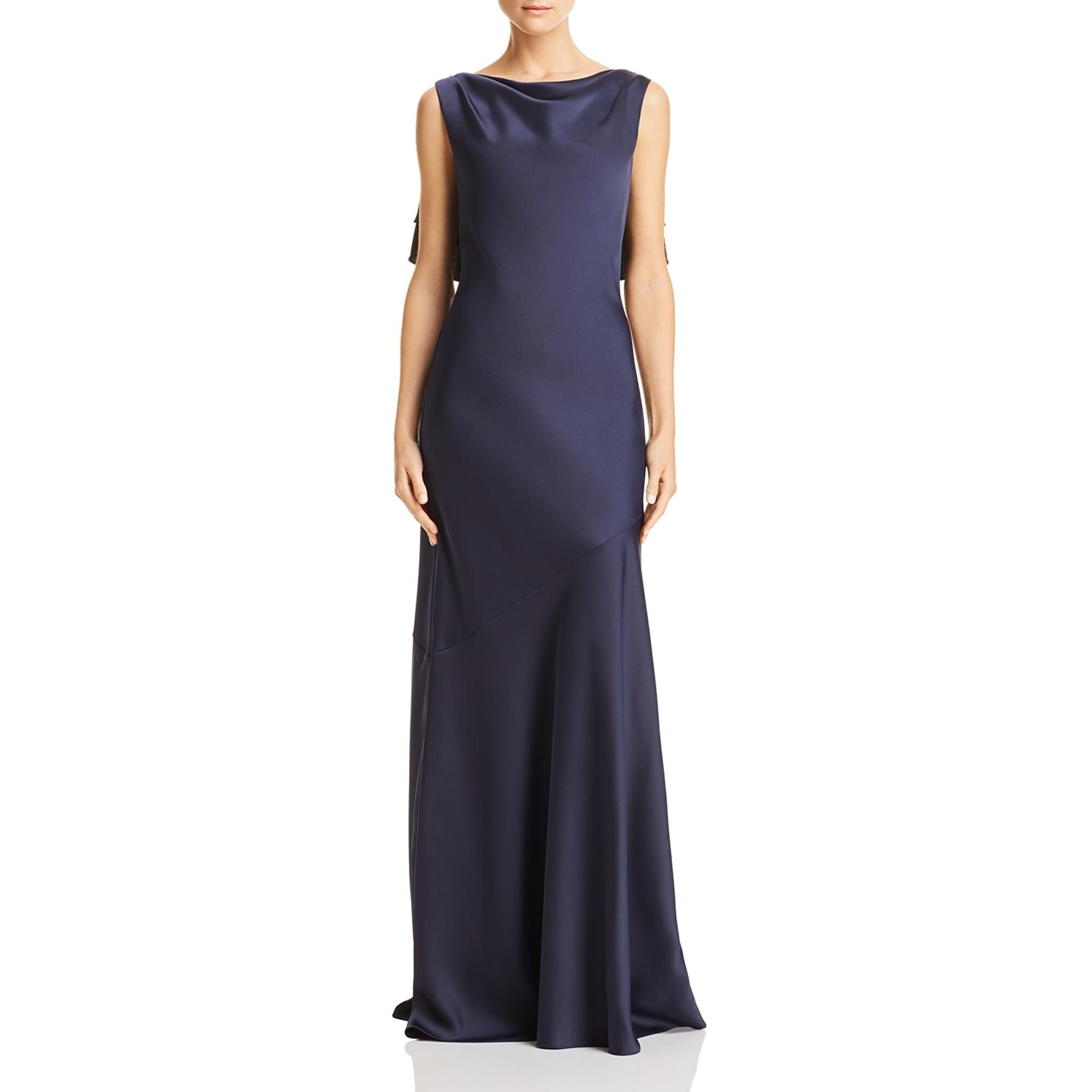 evening gown open back