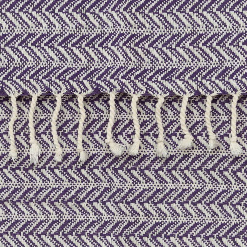 Rizzy Home Chevron Hand Loomed Woven Throw
