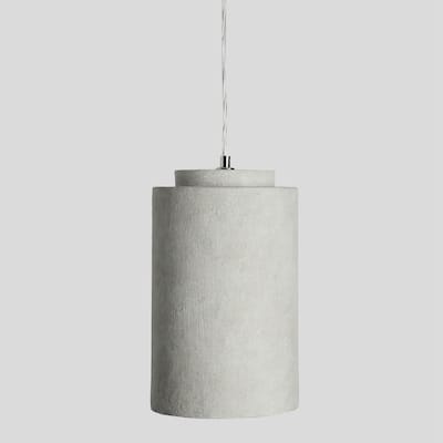 Joel 1-Light Gray Concrete Pendant by Kosas Home