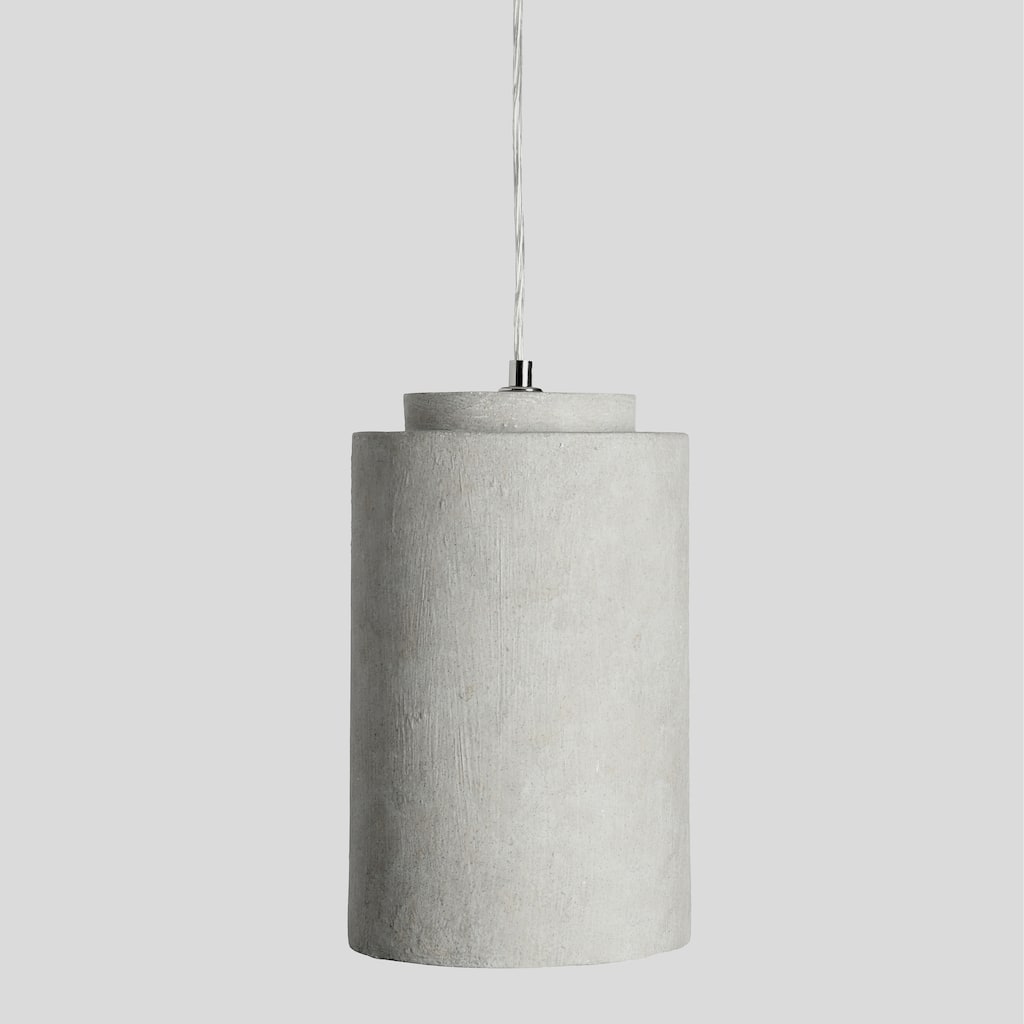 Joel 1-Light Gray Concrete Pendant by Kosas Home