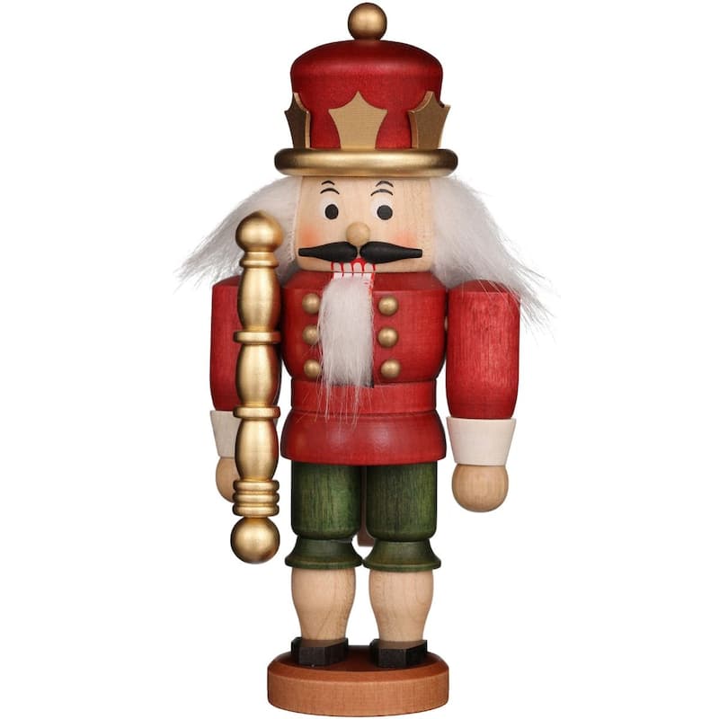 6.75-Inch Standing Christian Ulbricht Handcrafted Wooden King Nutcracker