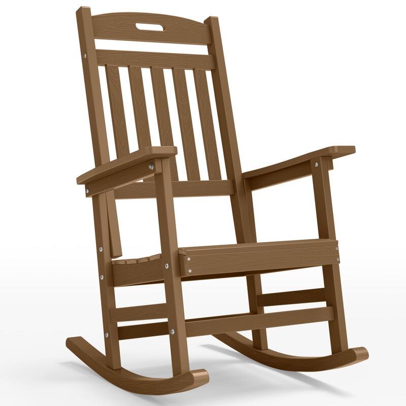 WINSOON All Weather Outdoor Rocking Chair