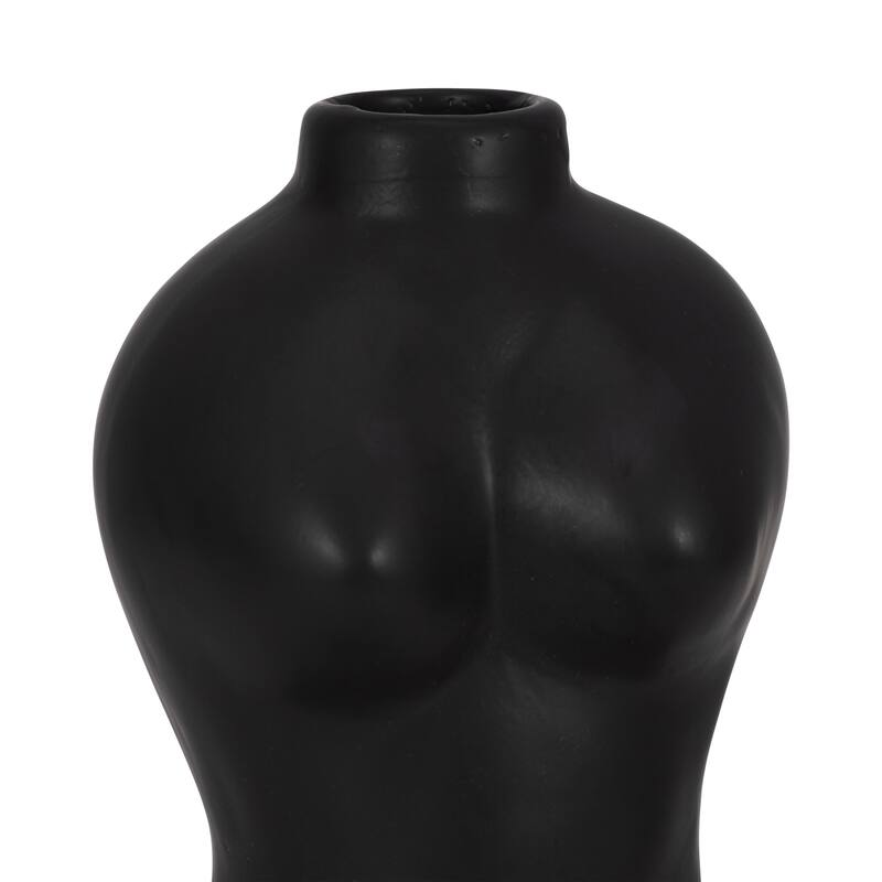Contemporary Torso Vase - Sculptural Body Form Vase for Home Decor