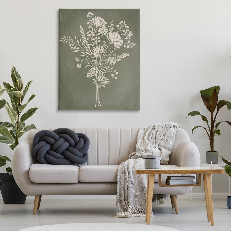 Stupell Wildflower Impression Bundle Canvas Wall Art Design By Cat Thurman Designs
