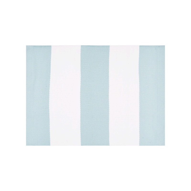 Cabana Sky Blue Stripes Placemats Set of 6, 14" x 20"