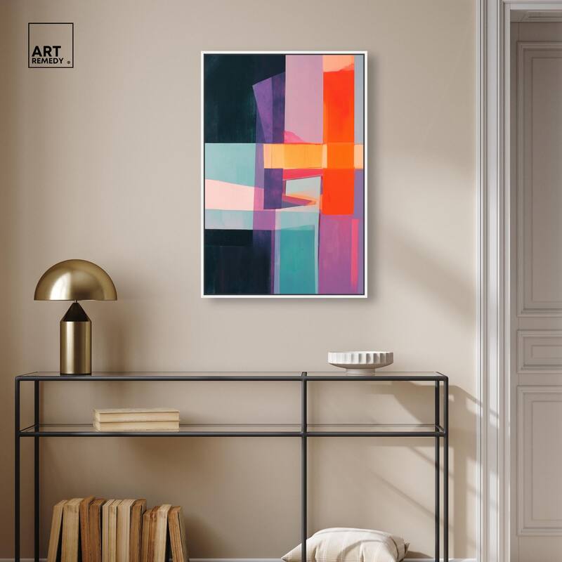 Color Blocks II Canvas by Art Remedy