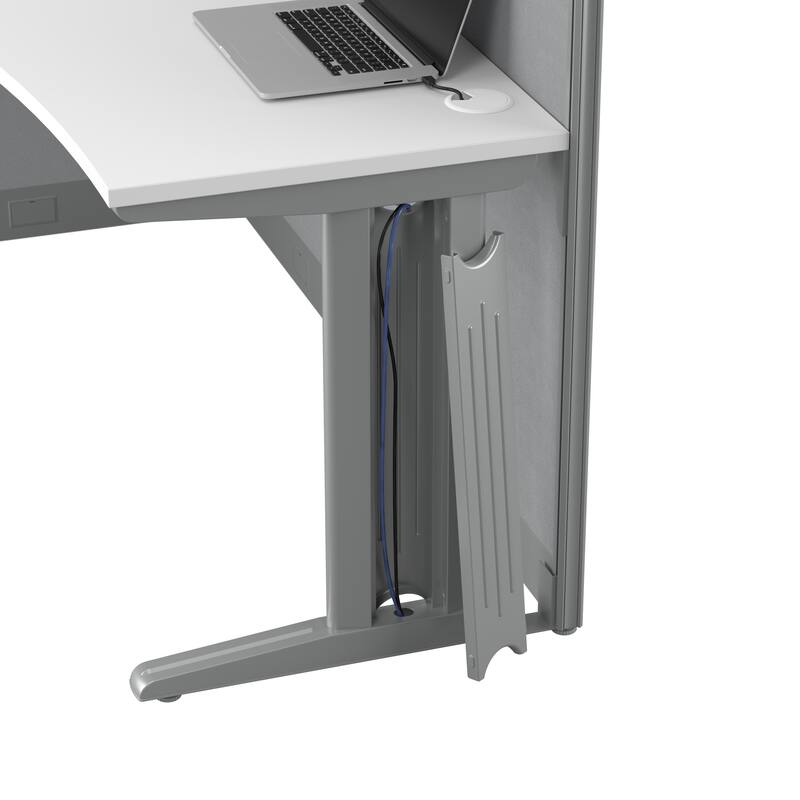 Office in an Hour 2 Person Cubicle by Bush Business Furniture