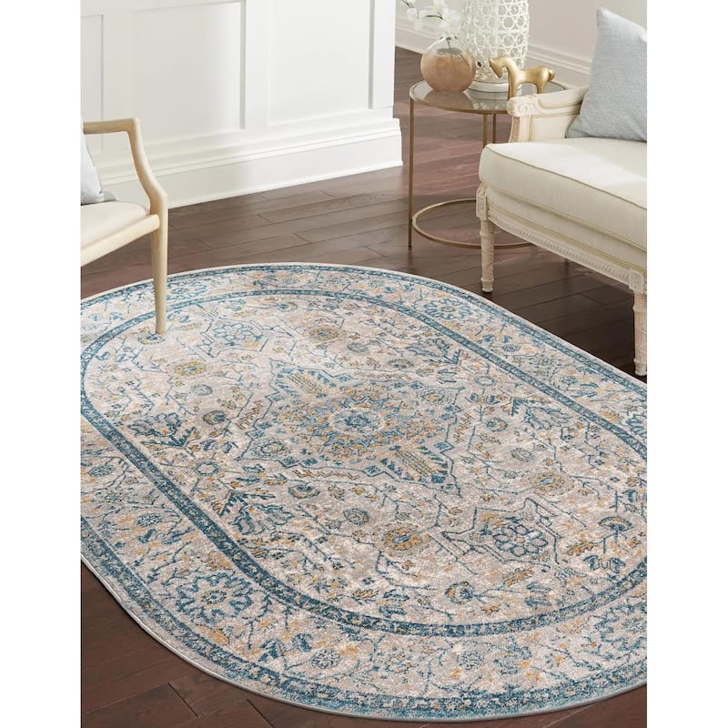 Traditional Nixa Collection Area Rug