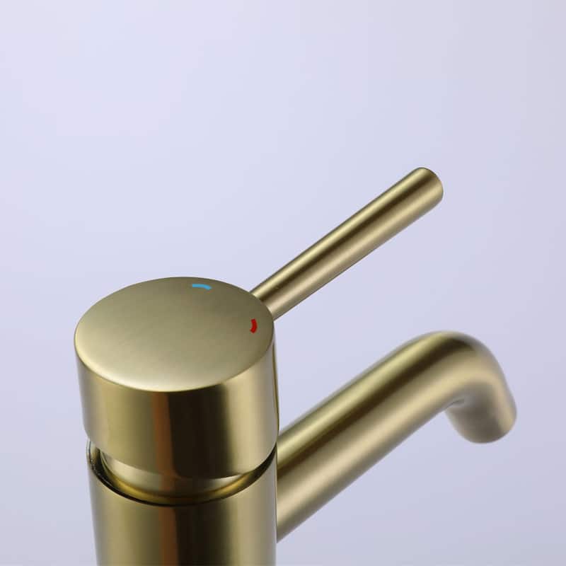 Single Hole Bathroom Faucet Single Handle Bathroom Sink Faucet Modern Basin Vanity Mixer Taps With Valve