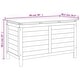 preview thumbnail 69 of 79, vidaXL Patio Storage Box with Lid for Outdoor Garden Furniture Solid Wood Fir