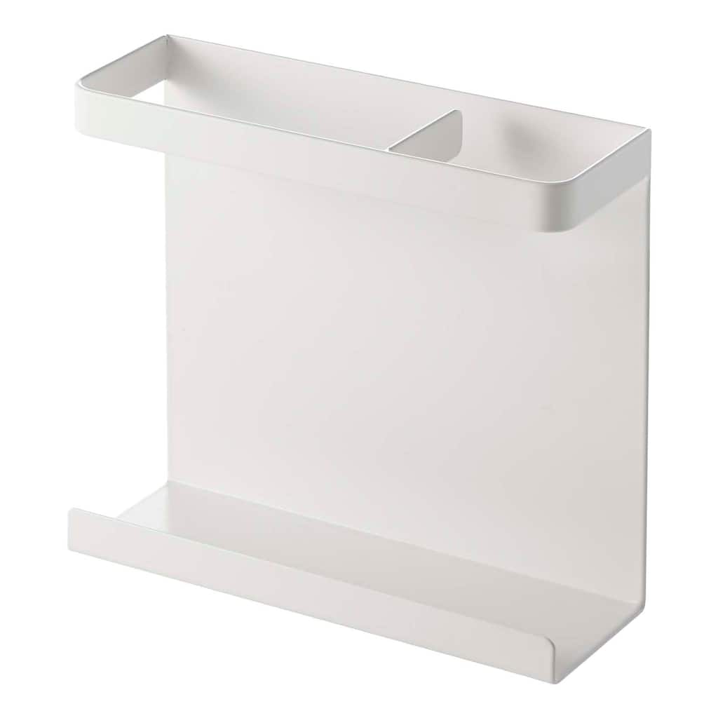 Yamazaki Home Magnetic Wrap Holder, Steel, Holds 2 lbs - L 3.1 x W 8 x H 6.1 inches