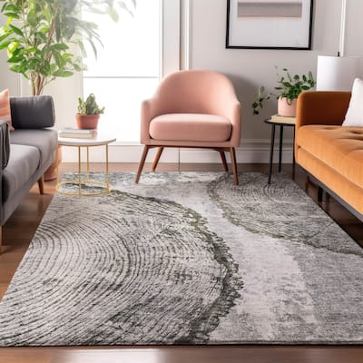Premium Washable Super Soft Contemporary Grain Mayfield Rug