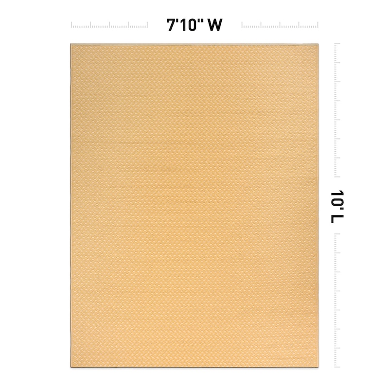 Contemporay Solid Reversible Plastic Outdoor Rugs