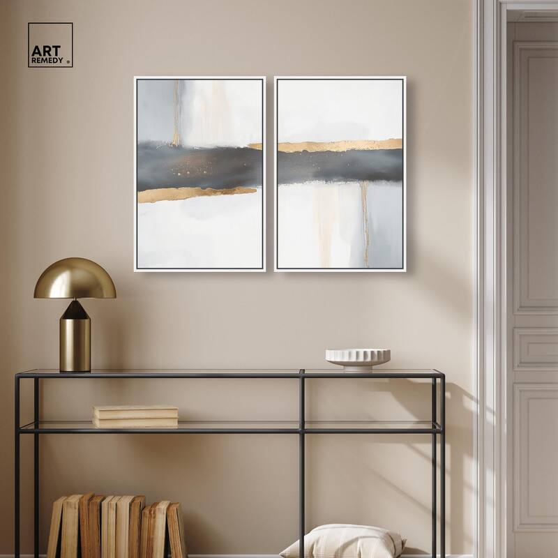 Azure Horizon I Canvas Set of 2 by Art Remedy