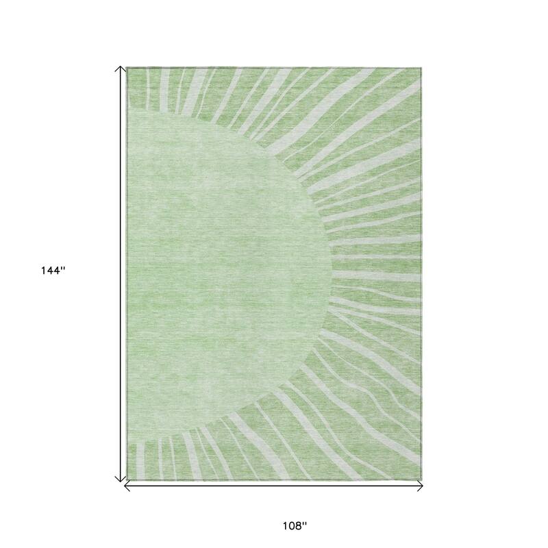 HomeRoots Abstract Transitional Rectangle Outdoor Rug