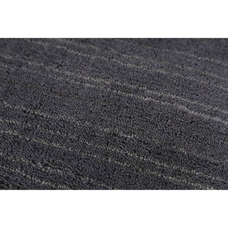 Hand Knotted Oriental 100% Wool Carpet Tribal Tribal Greys & Charcoal Gabbeh Area Rug - 10' 1'' X 8' 3''