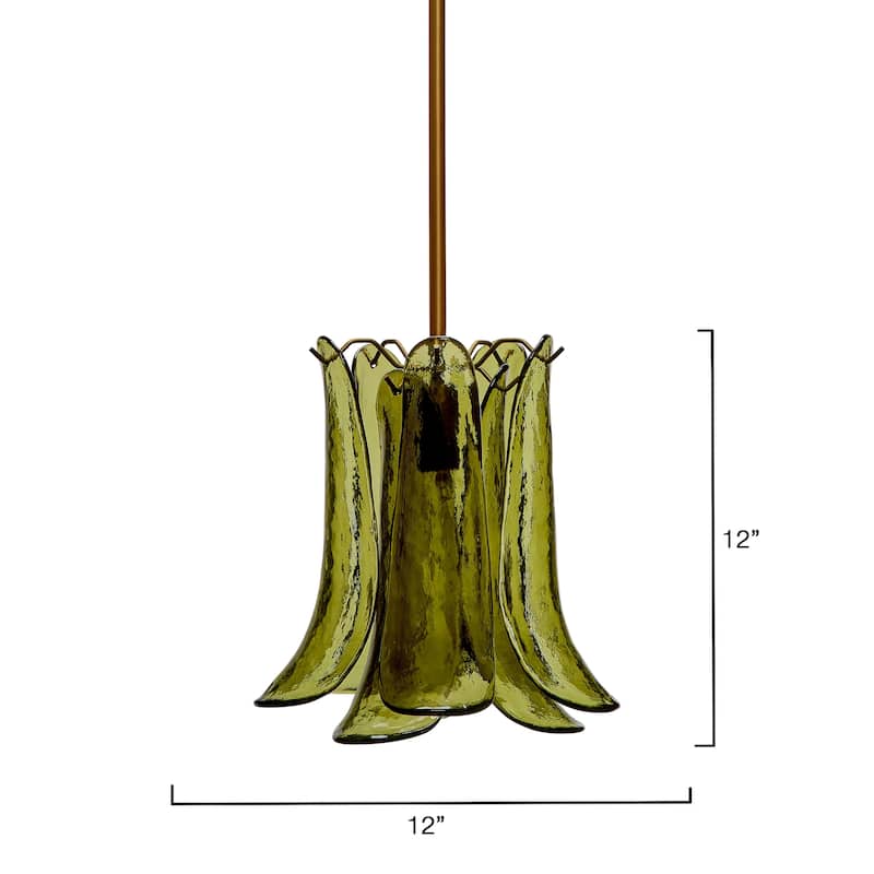 Jamie Young Cala 1-Light Blown Glass Pendant