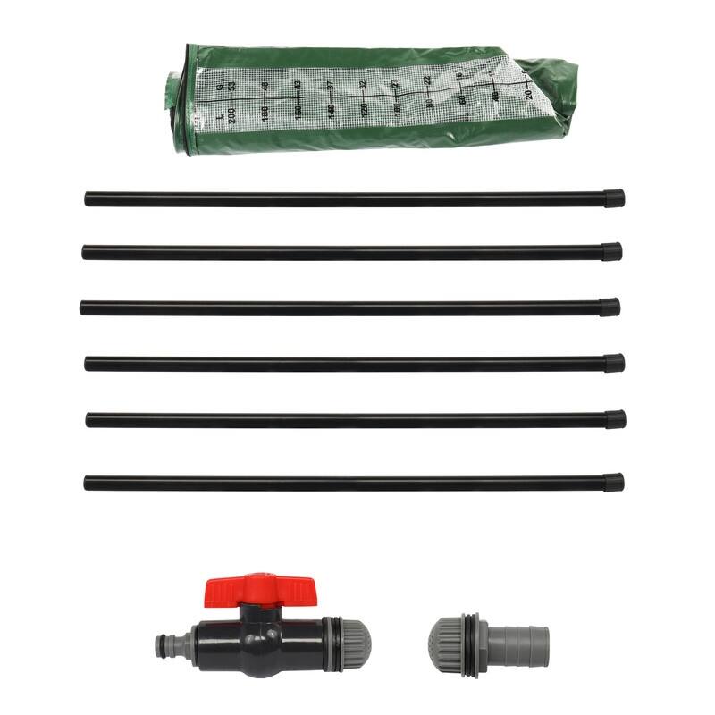 Plastic Patio Calibrated Collapsible Rain Barrel