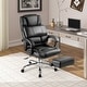 The Office Executive Chair with 135° Reclining and Thick-Padded ...