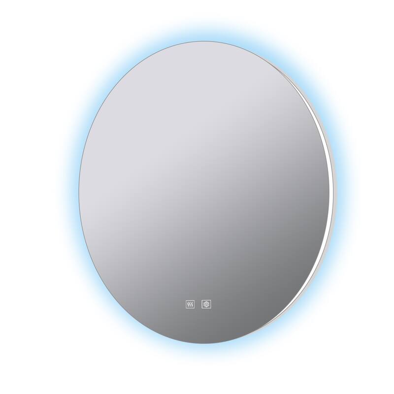 Nordica Round LED Bathroom Vanity Mirror - N/A