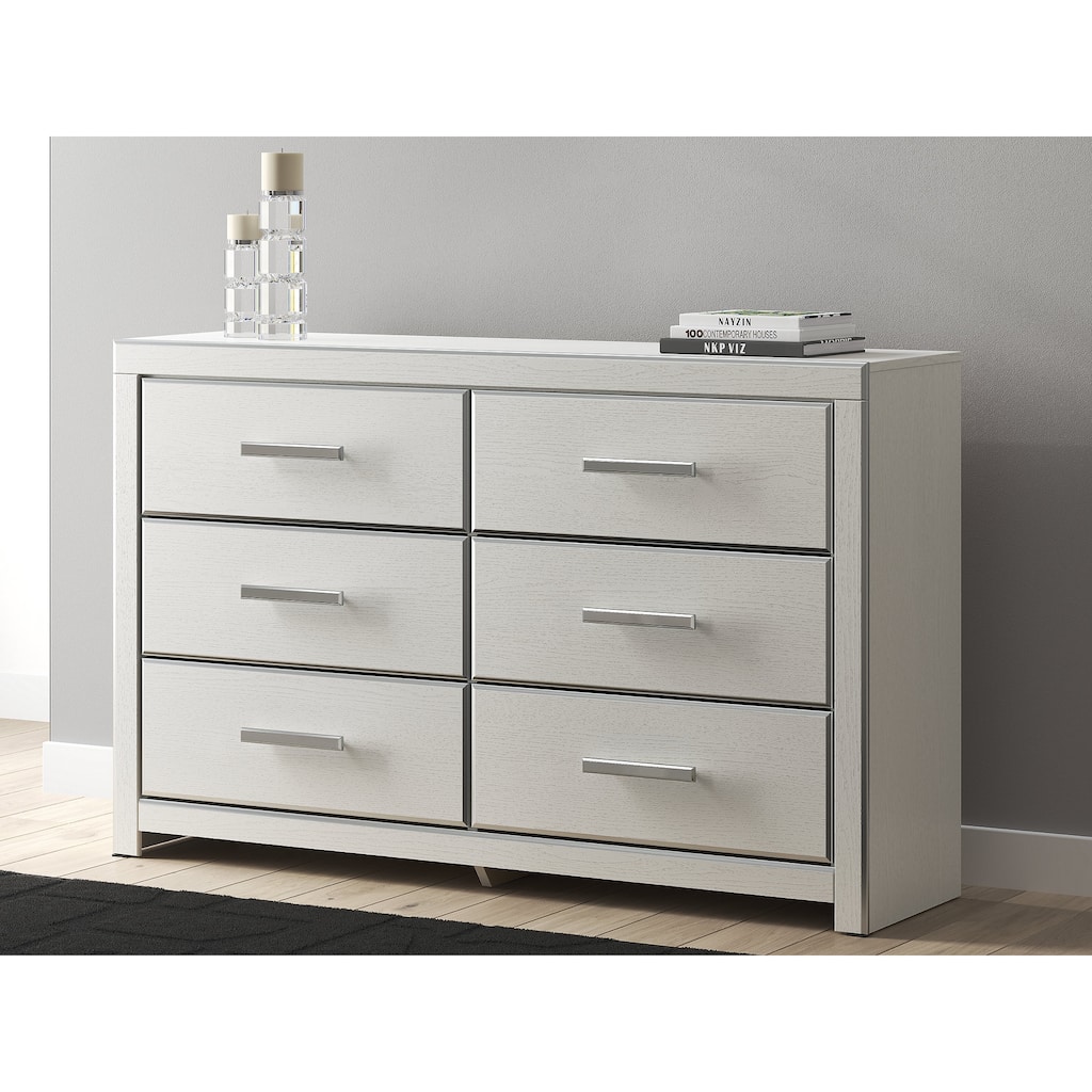 Signature Design by Ashley Ravalori White Dresser