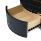 preview thumbnail 11 of 25, Modern Marble Round Coffee Table with 2 large Drawers Storage