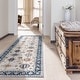 preview thumbnail 84 of 204, Gertmenian Crystal Print Washable Digital Printed Flat Pile Polyester Slip Resistant Area Rug Collection