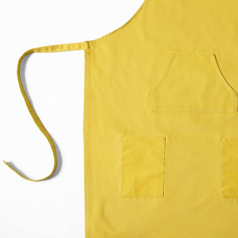 Exclusive Fabrics Solid Cotton Apron - 27 X 34