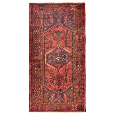 ECARPETGALLERY Hand-knotted Andelz Red Wool Rug - 3'6 x 6'7