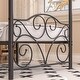 preview thumbnail 7 of 24, VECELO Kids Bed Metal Canopy Bed Frame Set of 2 Twin Size with Headboard, 4 Posters Platform Mattress Foundation