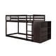 preview thumbnail 42 of 50, Twin over Twin Bunk Bed with 4 Drawers and 3 Shelves
