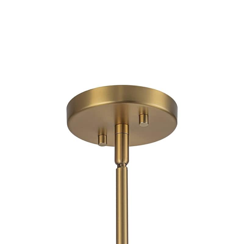 Modern Minimalist 6-Light Clear Glass Bubble Sputnik Chandelier 34.6in