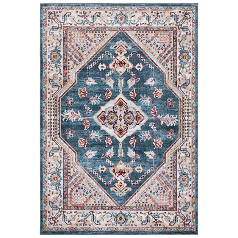 SAFAVIEH Bayside Machine Washable Tsirla Oriental Rug