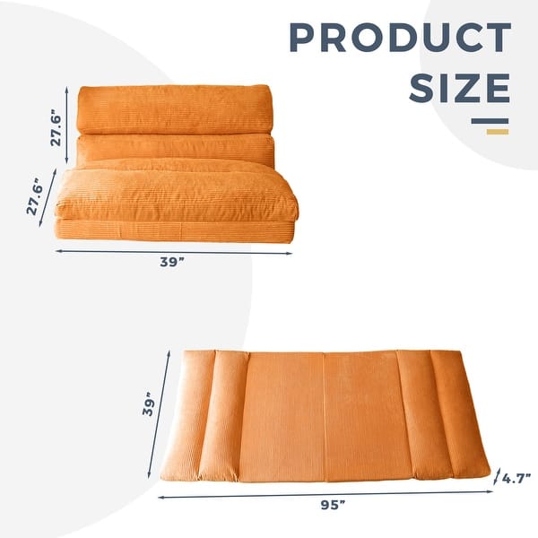 dimension image slide 0 of 26, Folding Sofa Bed,Sleeper Sofa Chair Bed Upholstered Sofa Couches