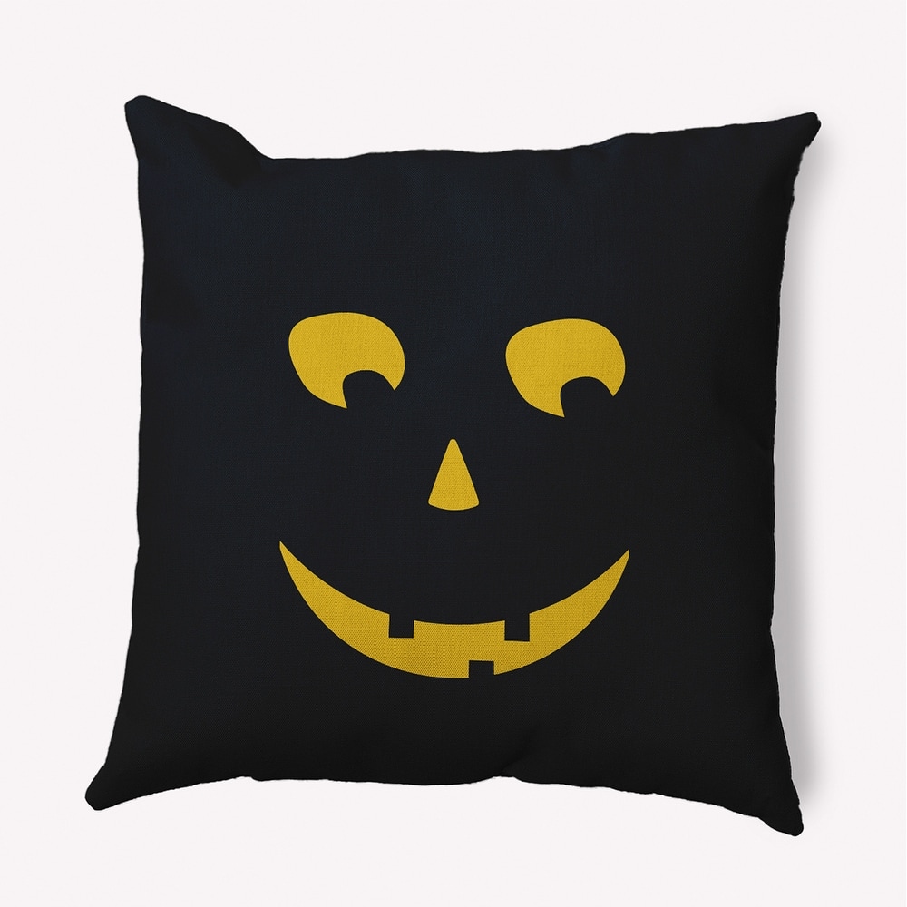 Halloween JackoLanternLeft Accent Pillow