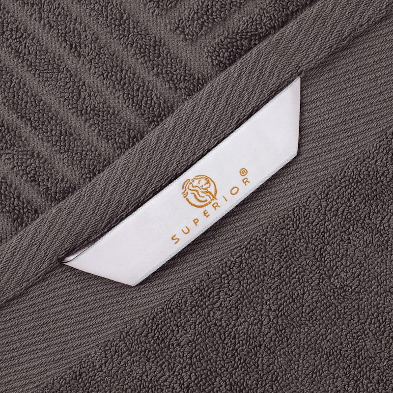 Superior Basketweave Egyptian Cotton Jacquard 3 Piece Assorted Towel Set
