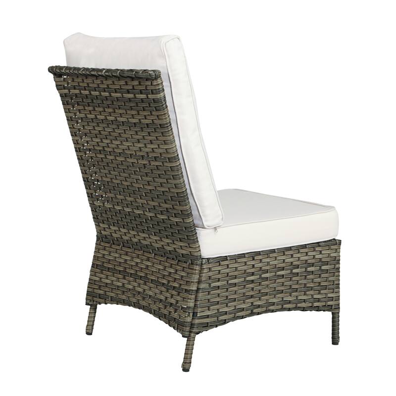 6 Pieces Outdoor Rattan Patio Furniture Set