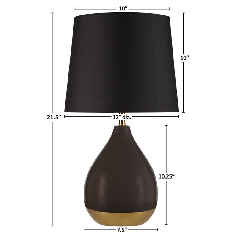 510 Design Liora 2-Tone Ceramic Table Lamp Set of 2