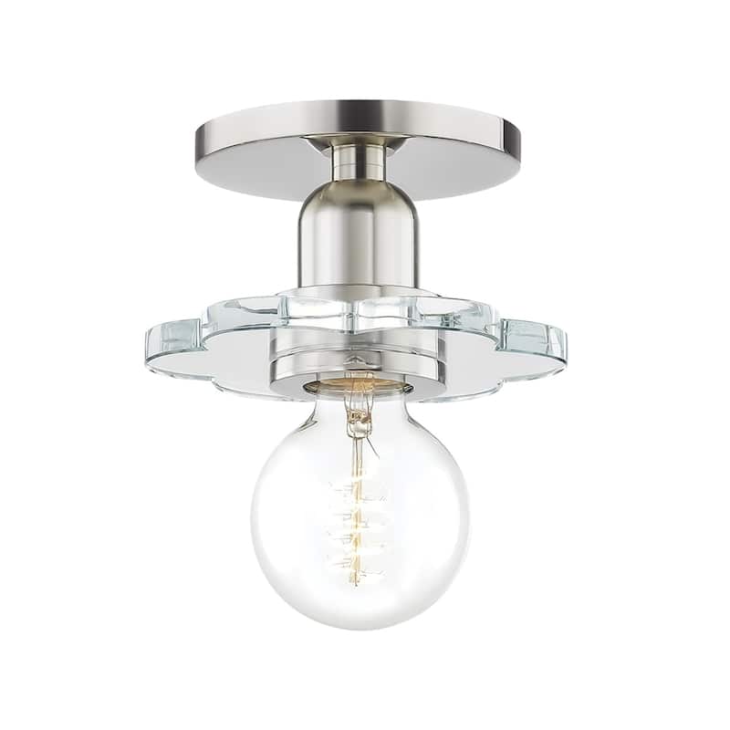 Mitzi by Hudson Valley Alexa 1-light Polished Nickel Wall Sconce