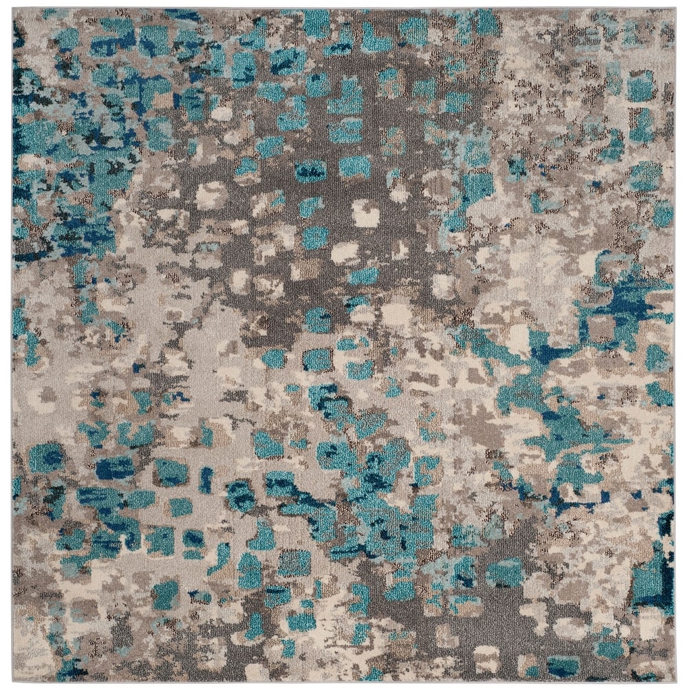 SAFAVIEH Monaco Panna Boho Abstract Modern Watercolor Area Rug