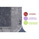 preview thumbnail 7 of 5, LOOM & LUXE Collection 6X9 Ivory/Sand/Abstract Non-Shedding Area Rug - 93" D x 79" W x 0.35" H