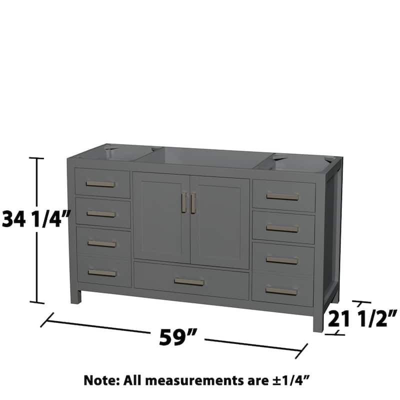 Wyndham Collection WCS141460SSXXMXX Sheffield 60" Single Free Standing