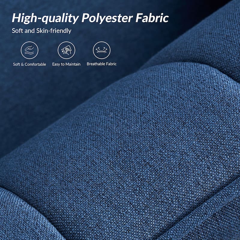 Cecilia 64.6" Wide Loveseat with Removable Cushions