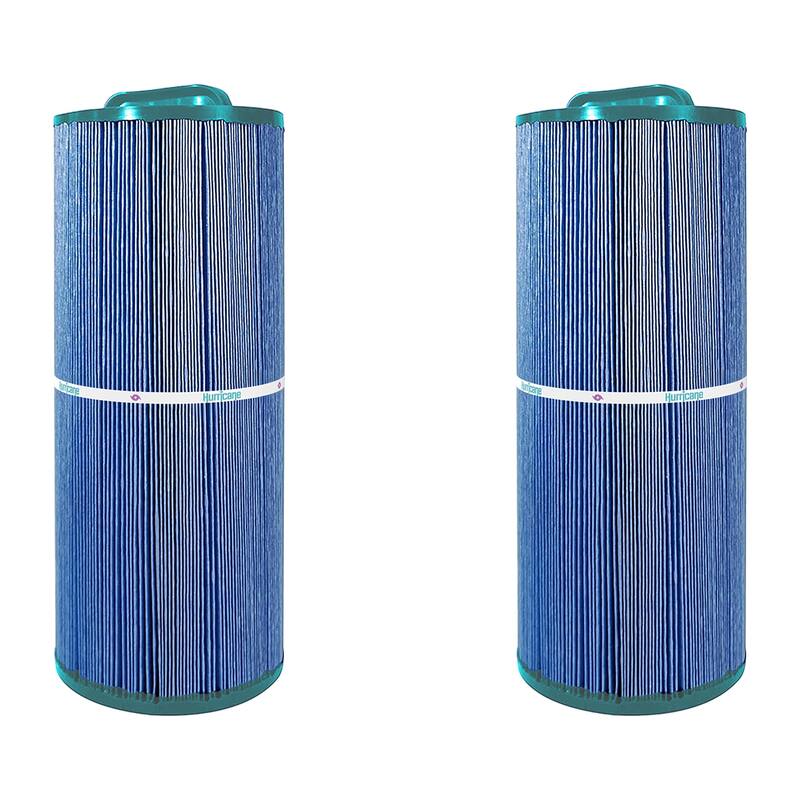 Hurricane 2 Pack HF5H502-01M Elite Aseptic Pool Spa Filter Cartridge Replacement - 2.8