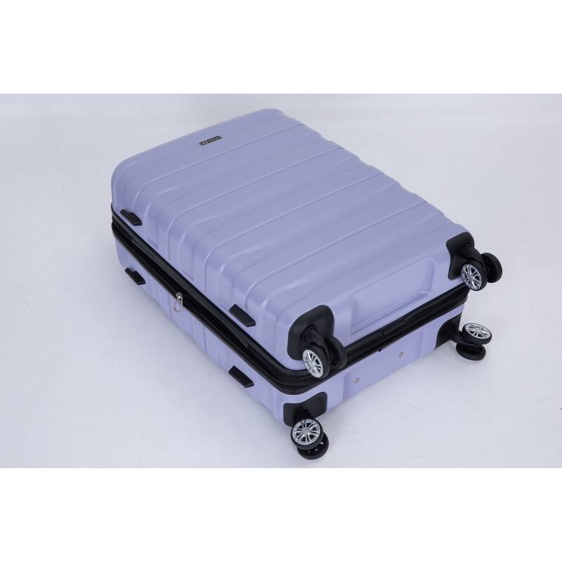 3 Piece Luggage Sets with Double Spinner Wheels and TSA Lock, Expandable Durable PC Hardside Lightweight Suitcase for Men Women