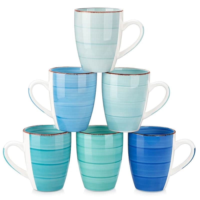vancasso Bonita Sturdy Stoneware 6-Piece Bowls Set