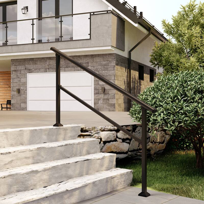 Handrails for Fit 0 or 5 Steps Outdoor Steps - 4-5Steps